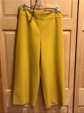 New Express Wide-Leg Cropped Pants